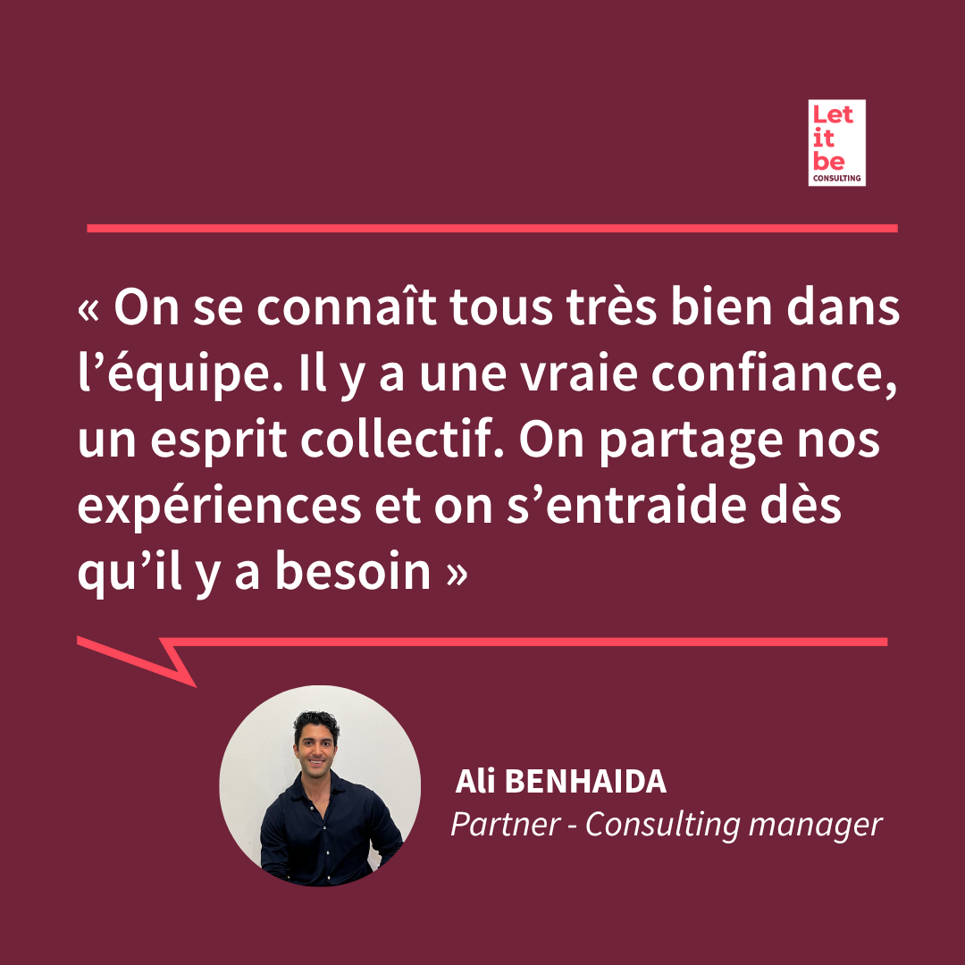 « Consultant chez Let it be Consulting : plus qu’un métier, un engagement collectif »